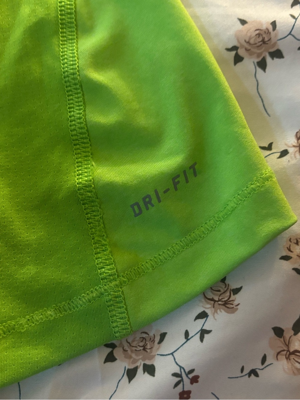 Nike Pro Women's Lime Green Racerback Tank Top - Picture 3 of 4